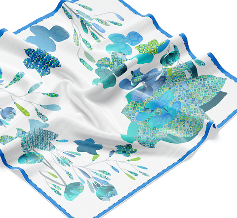Trust. Natural silk scarf