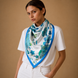 Trust. Natural silk scarf
