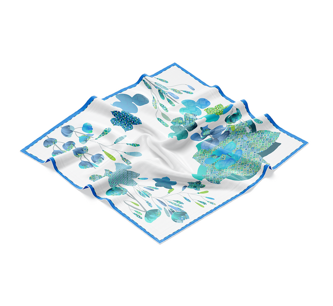Trust. Natural silk scarf