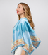 Bright Star. Natural silk scarf.