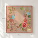 Triptych "Unity". Paintings on silk